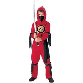 Halloween Concepts Child's Red Ninja Costume, Small