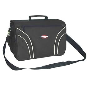 New Adventurer School College Shoulder Sling Messenger Laptop Bag-Black