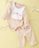 First Impressions Baby Boy or Girl Three-Piece I Love Mommy Set