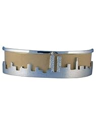 Gold in Art "Indivisible" Bracelet with 0.13 Cttw. Diamonds