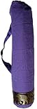 Silver cotton yoga mat bags - PURPLE