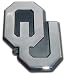 University of Oklahoma Sooners NCAA College Chrome Plated Metal Auto Car Truck Emblem