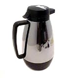 SERVER CHROME/BLACK 1 LTR, EA, 15-0208 SERVICE IDEAS, INC COFFEE SERVERS