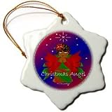African American Christmas Angel Baby Praying