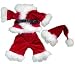 Santa Outfit #599318 fits 12" Pink Moose animals and most Webkinz, Shining Star and 10"-12" Stuffed Animals
