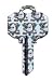 Anaheim Mighty Ducks Schlage SC1 House Key