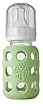 Lifefactory Glass Baby Bottle with Silicone Sleeve, Spring Green, 4 Ounce Lifefactory Glass Baby Bottle with Silicone Sleeve, Spring Green, 4 Ounce