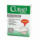 Curad Non Stick Pads 20ct, 20 ea