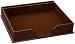 Chocolate Brown Leather Conference Pad Holder