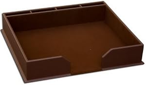 Chocolate Brown Leather Conference Pad Holder