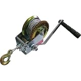 Ultra-Tow Trailer Winch - 1000-Lb. Capacity, Model# 400065with Cable