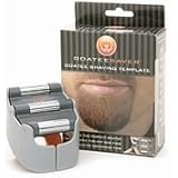 GoateeSaver - The Goatee Shaving Template - Create a Perfectly Shaped Goatee Every Time - Easy to Use and Easy to Clean - Adjustable and Fits Most Face Sizes - Saves Shaving Time