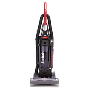 Sanitaire True HEPA Commercial Bagless/Cyclonic Upright Vacuum Red