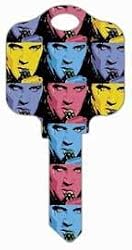 Elvis Two by Two Kwikset KW1 House Key