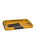 Eagle Cell PHHTCONESVYSTYEBK HypeKick Hybrid Protective Gummy TPU Case with Kickstand for HTC One SV - Retail Packaging - Yellow/Black
