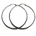 316L Stainless Surgical Steel Flat Hoop Earrings Sizes: 24mm 32mm 33mm 43mm 48mm