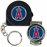 MLB Los Angeles Angels 6' Tape Measure, Key Chain & Money Clip Set