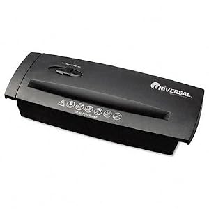 Universal Office Products 38161 Light-Duty Strip-Cut Shredder, Black (UNV38161) Category:... by Universal