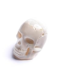 Jewelry: New white skull hand goth carved bone pendant necklace by 81stgeneration - 81stgeneration