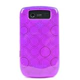 PURPLE SOFT CRYSTAL SKIN GEL COVER CASE WITH MULTI DOT FOR BLACKBERRY CURVE 8900