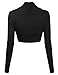 Doublju Womens Long Sleeve Ruched Bolero Shrug Open Cardigan