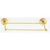 Allied Brass 18 quot Double Towel Bar Satin Gold QN 72 18 SGD