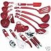 Kitchen & Housewares : KitchenAid 11 Piece Culinary Gadget & Utensil Set RED