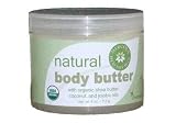 USDA Certified Organic Natural Body Butter - Unscented
