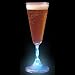 FLASHING CHAMPAGNE FLUTE GLASS (48 glasses)