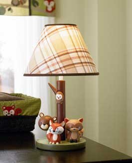 Tree Tops Lamp Base and Shade