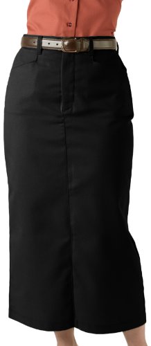 Ed Garments Women's Poly/Cotton Laundry Friendly Wrinkle Resistant Chino Skirt