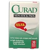 Curad Telfa Non-Stick Pads, 2 Inch x 3 Inches - 10 Ea