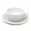 Vertex Ceramic Latte Bowl/Cup &amp; Saucer 14 Oz.