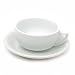 Cup &amp; Saucer Vertex 14 Oz. Ceramic Latte Bowl