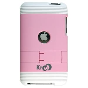 (3 in 1) Carrying case holster for ipod touch 2nd generation 3rd generation New iPod Touch 2G 16GB 32GB 64GB (ipod touch not included) + USB Car Charger Adapter + BONUS Courage*Wisdom Wristband, Baby Pink