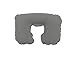 Inflatable Travel Pillow - Neck Rest With Back Support - Perfect For Sleep In Air plane, Aeroplane and Car - Comes In Grey or Navy Blue - Orthopedic Pillow For Small Women and Children Sleepers - No Neck Cramps or Pains -Satisfaction Guaranteed.