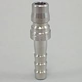 バルブレス中圧用プラグカプラー・ステンレス（ホース取付用） TS-2PH-SUS