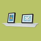 36 x 3.25'' x 5.25'' Corona Crown Molding Shelf Mantel Ledge Shelving White by Ennospace