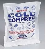 4 in. x5 in. First Aid Only instant cold compress- bulk- 125 per case