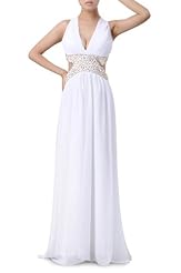 A-line Backless Chiffon  Dress