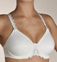 Amoena Lea Molded Foam Underwire Convertible Bra (2732) 34B/Off White