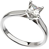 1.70 ct F Color VS2 Clarity GIA Certified Princess Cut Diamond Solitaire Ring 14k Gold