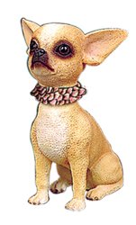 Hawaiian Dashboard Bobble Head Miniature Chihuahua