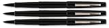 Paper Mate Fine Line Marker Nylon 1.1mm Tip 0.8mm Line Black Ref S0190972 [Pack 12]