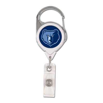 Memphis Grizzlies Official Retractable Badge Holder Keychain