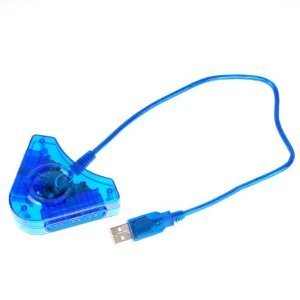 Neewer BLUE PS2 CONTROLLER to PC USB ADAPTER CONVERTER FOR Sony Playstation PS2