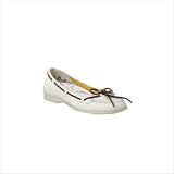 Timberland 62368 Ladies Benin Ballerina Flat in White Smooth by Timberland