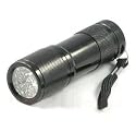 9 LED 400 nM UV Ultra Violet Blacklight Flashlight 3AAA, 7301UV400