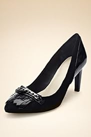Autograph Suede Chain Pointed Toe Shoes with InsoliaÃ‚Â®
