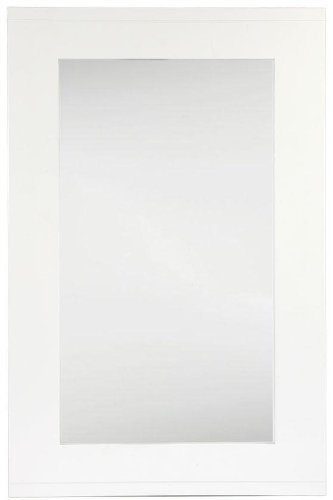 Parsons Wall Mirror, 30Hx20W, WHITE